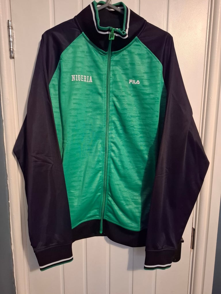 image for Mens Large Fila Nigeria Track Jacket