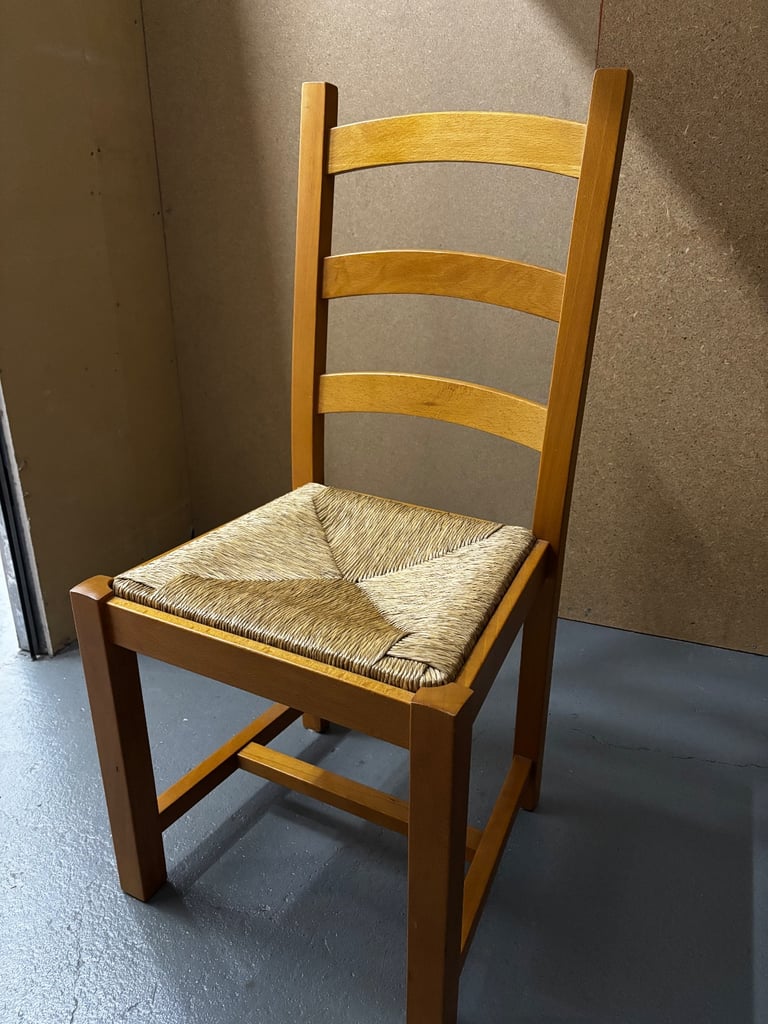 image for Four wicker dining chairs 