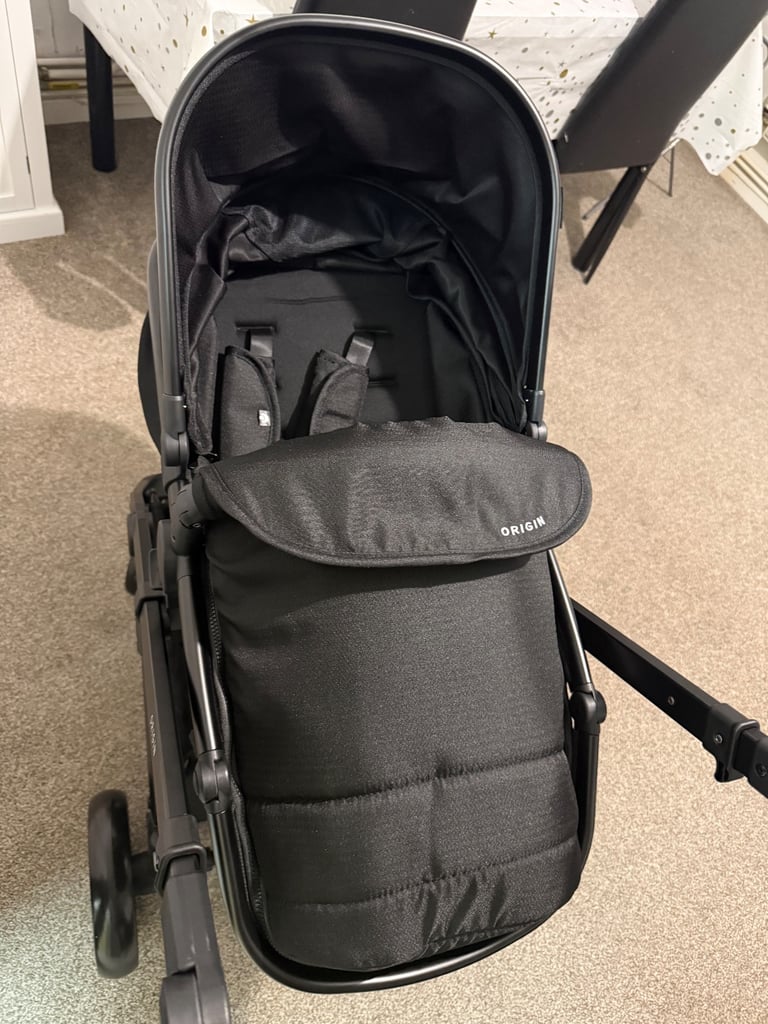 image for A full size, full set buggy includes Rain cover & Car seat (USED) 