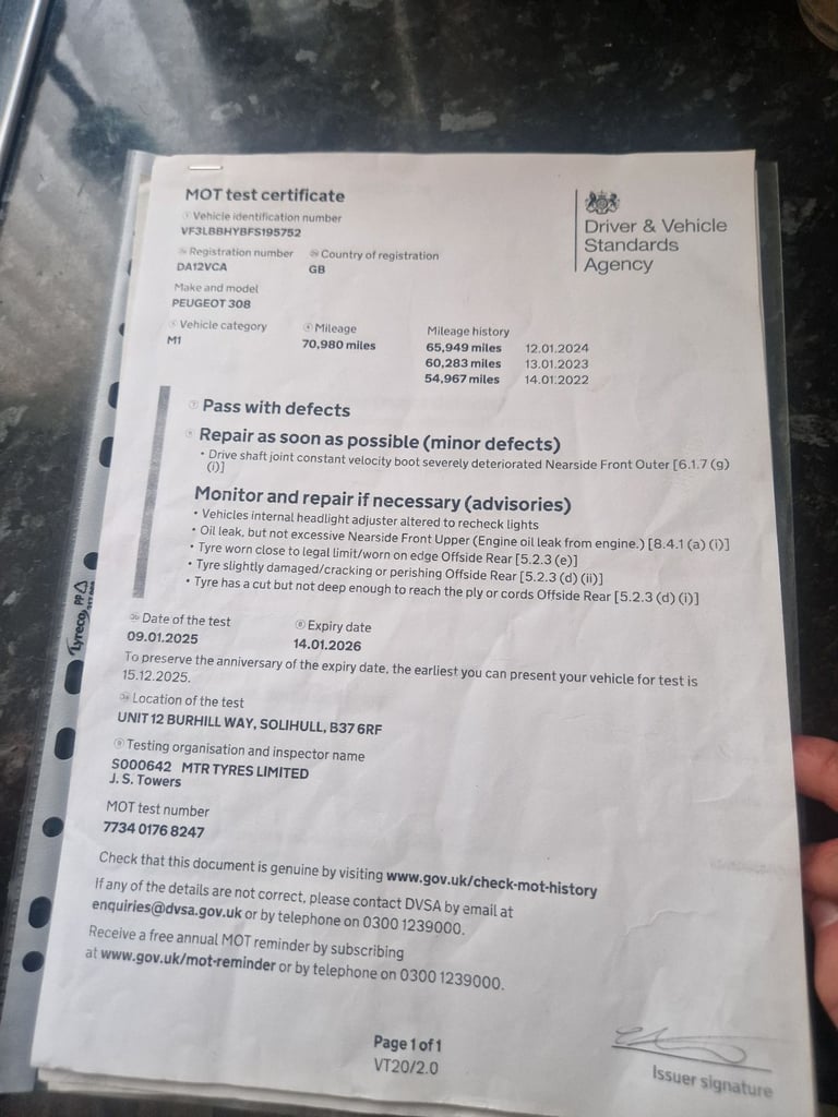 Peugeot, 308, Hatchback, 2015, Manual, 1560 (cc), 5 doors