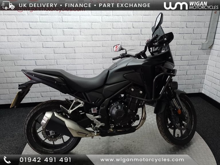HONDA NX500 (CB500XA-R), 73 REG 532 MILES, ENGINE BARS, FOG LAMPS...