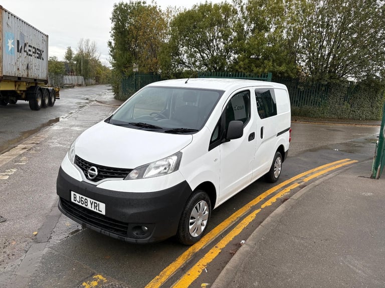 2018 68 Nissan NV200 1.5DCI Acenta 5 seat crew van only 64434 miles NO VAT