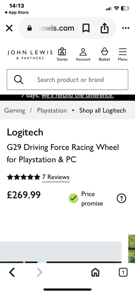 G29 Driving Force Racing Wheel for Playstation & PC