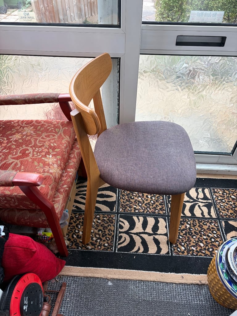 Mid century Macintosh teak chair 