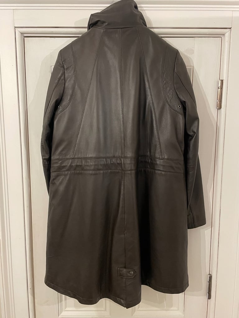 Woodland leather women’s parka UK18