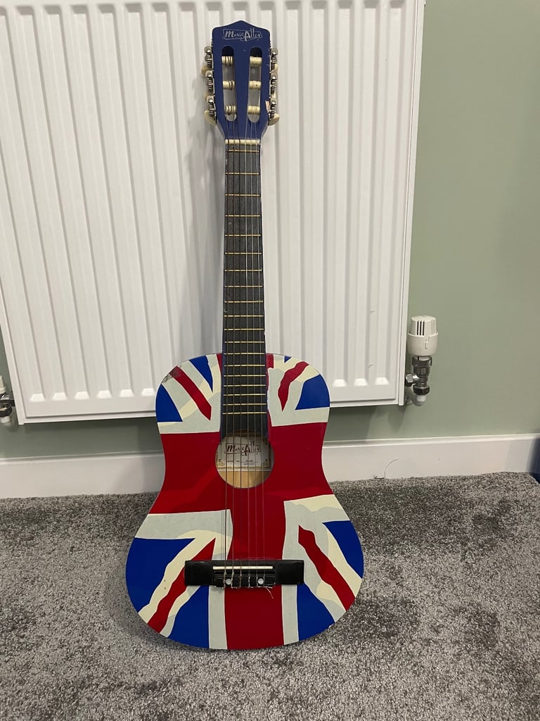 image for Music alley Union Jack junior guitar 