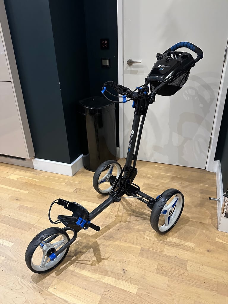 image for Motocaddy p1 foldable push golf trolley 