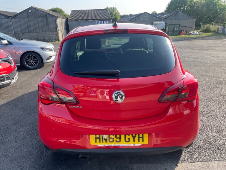 VAUXHALL CORSA 1.4 GRIFFIN with full main dealer service history, bright red,
