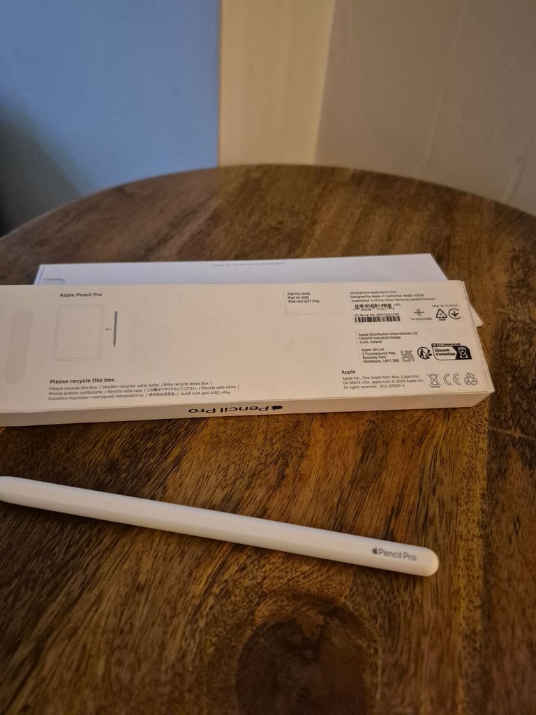 image for Apple pencil pro, new