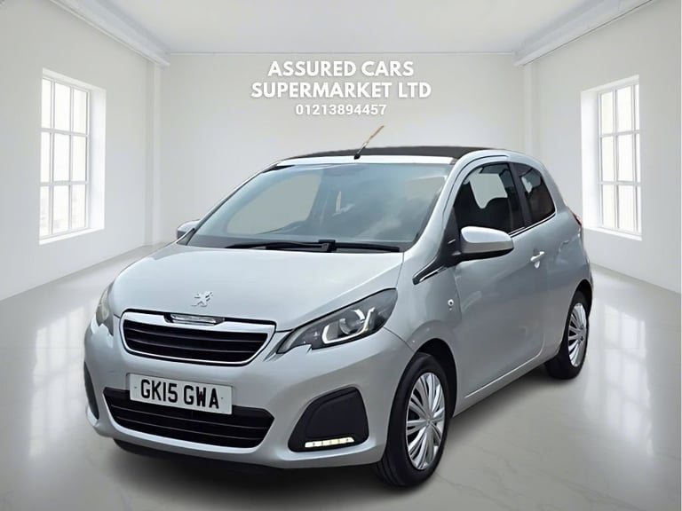 2015 15 PEUGEOT 108 1.0 VTI ACTIVE TOP! 3DR PETROL MANUAL EURO 5 EURO 5 (68 PS)