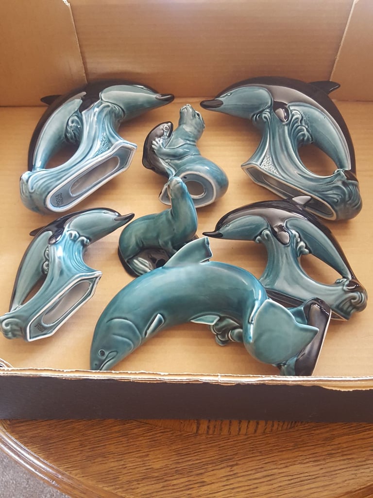 image for collection of poole pottery sea/animals