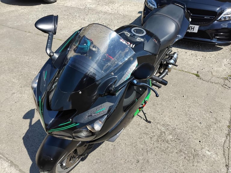 2008 08 KAWASAKI ZX 1400 D8F ABS ZZR1400 BLACK 26k MILES HYPER SPORTS TOURER