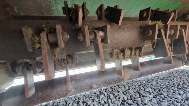 Quad atv petrol scarifier / flail mower farm stables tractor 