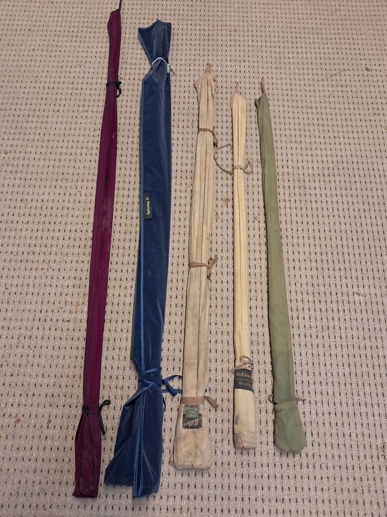 image for A collection of fishing rods