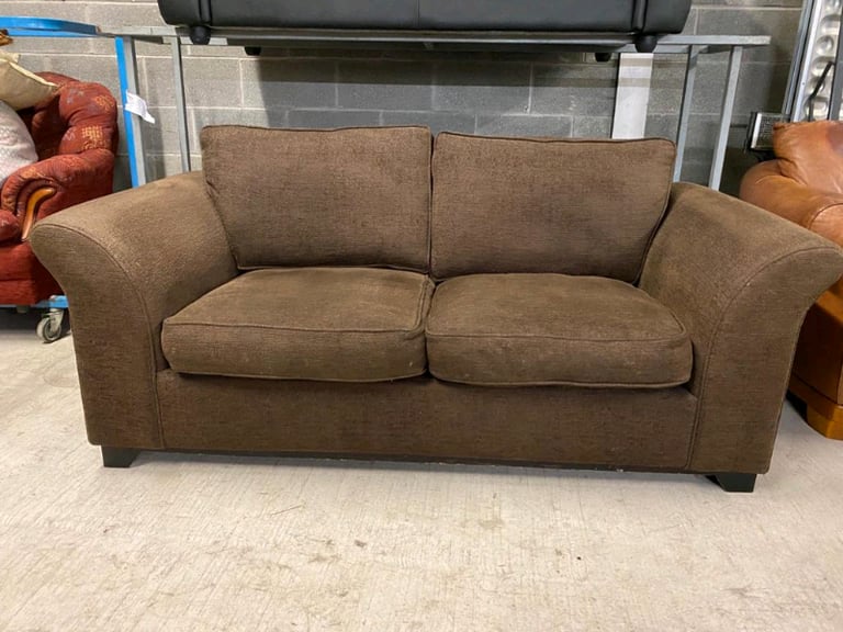DFS Brown Fabric 2 Seater Sofa | in Dunmurry, Belfast | Gumtree