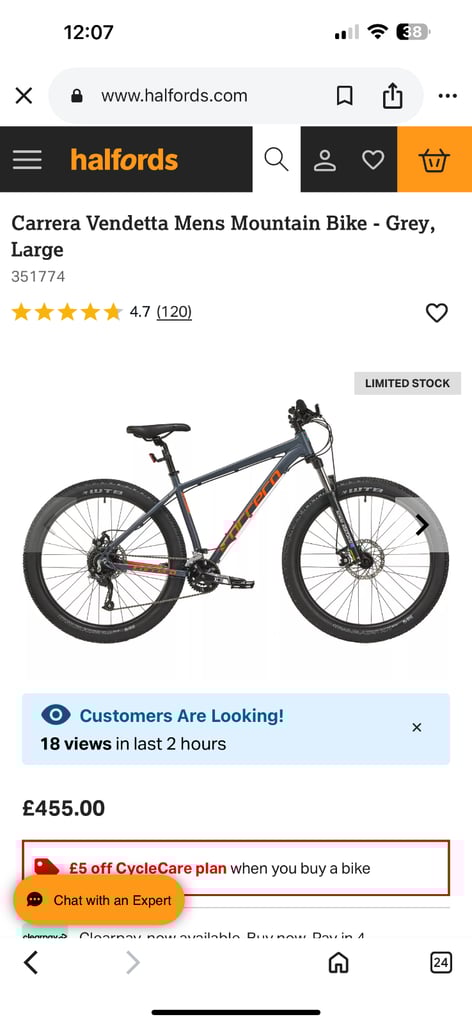 Carrera Vendetta Mountain Bike
