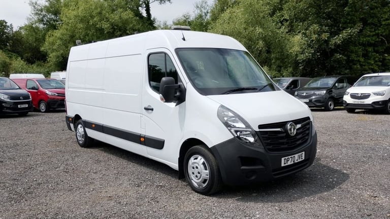 2020 Vauxhall Movano CREW CAB LWB MEDIUM ROOF CDTI D TURBO 135 PS WITH REAR RACKING  PANEL VAN Di...