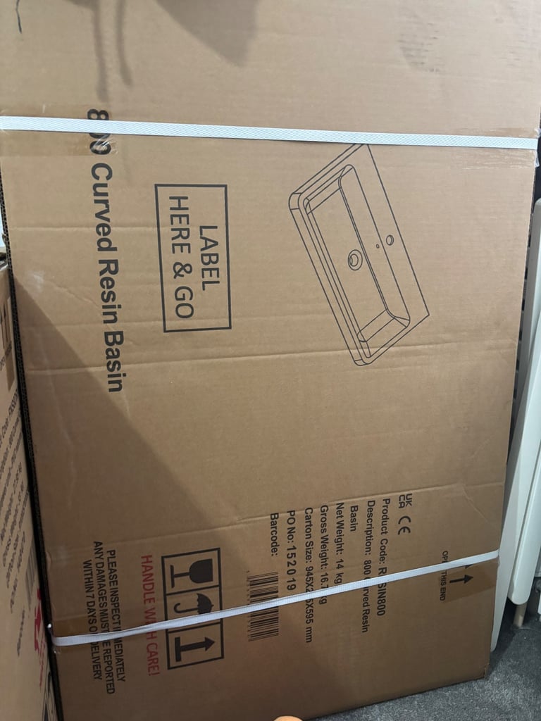 Wall Hung Oak Wood Basin Bathroom Vanity Unit 800mm and sink