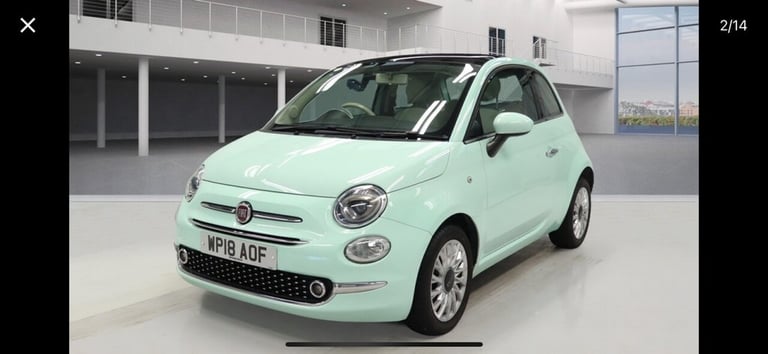 2018 Fiat 500 1.2 Lounge Hatchback 3dr Petrol Manual Euro 6 (s/s) (69 bhp) Hatchback Petrol Manual