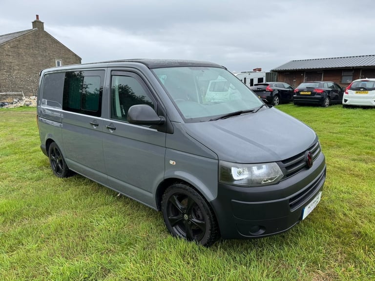 image for VW TRANSPORTER T5.1 PURE GREY LOW MILES HILO POP TOP ROOF TWIN SLIDING DOORS 