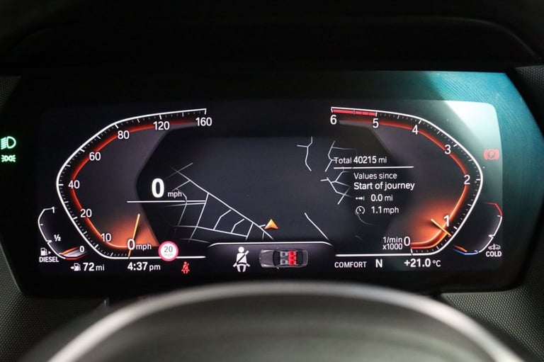2021 BMW 2 Series Gran Coupe 2.0 218d M Sport 4dr (FULL RED LEATHER) Saloon Diesel Manual