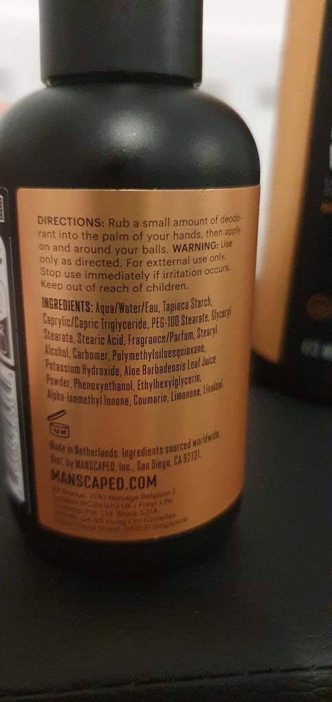 Men's Body Wash By MANSCAPED & crop preserver