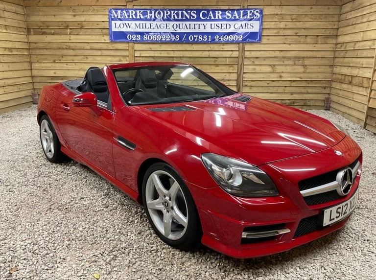 2012 Mercedes-Benz SLK 1.8 SLK200 BlueEfficiency AMG Sport Convertible 2dr Petrol G-Tronic+ Euro ...