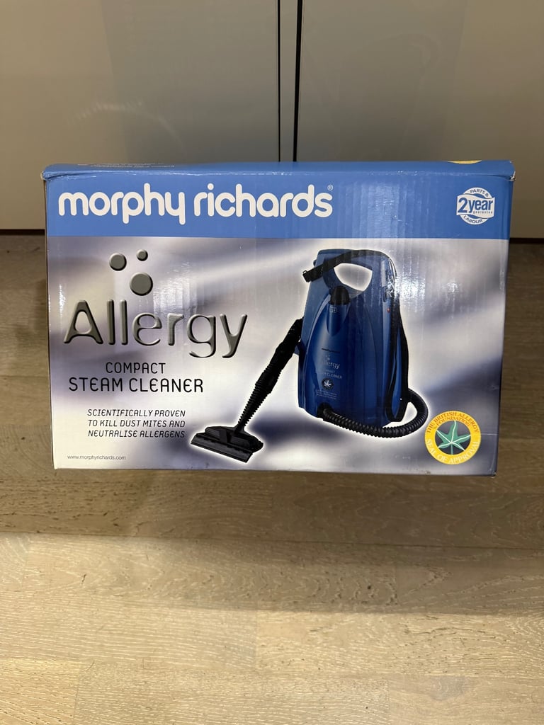 Morphs Richard’s compact allergy steam cleaner