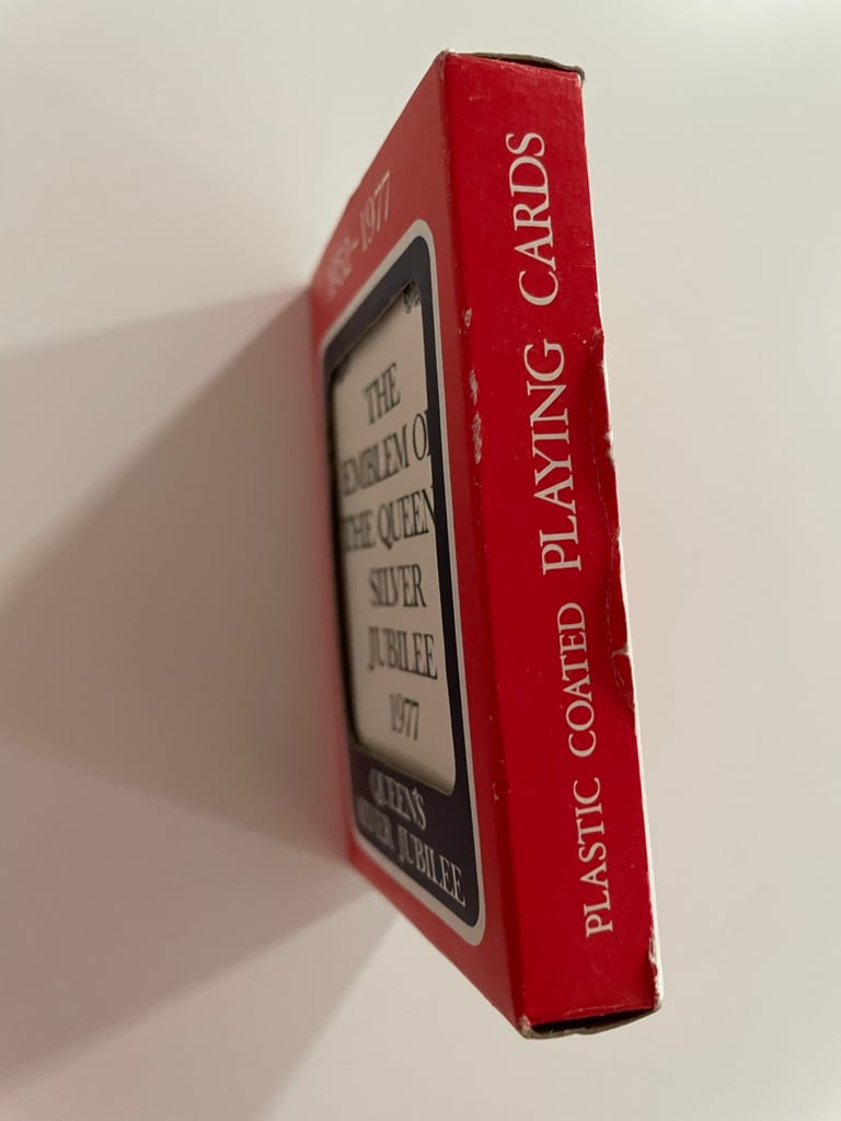 Collectors item, Queen’s Silver Jubilee playing cards