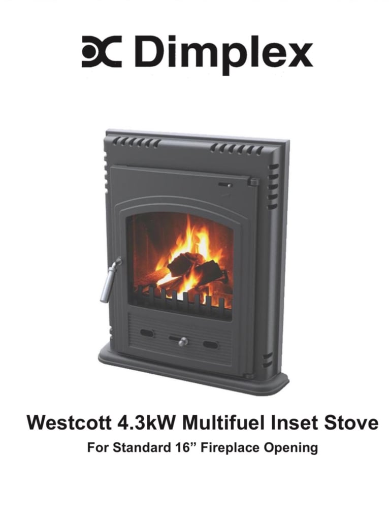 Dimplex Westcott Inset Stove 4.3kw