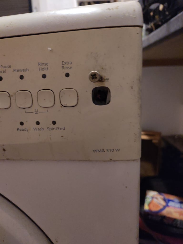 Working washing machine