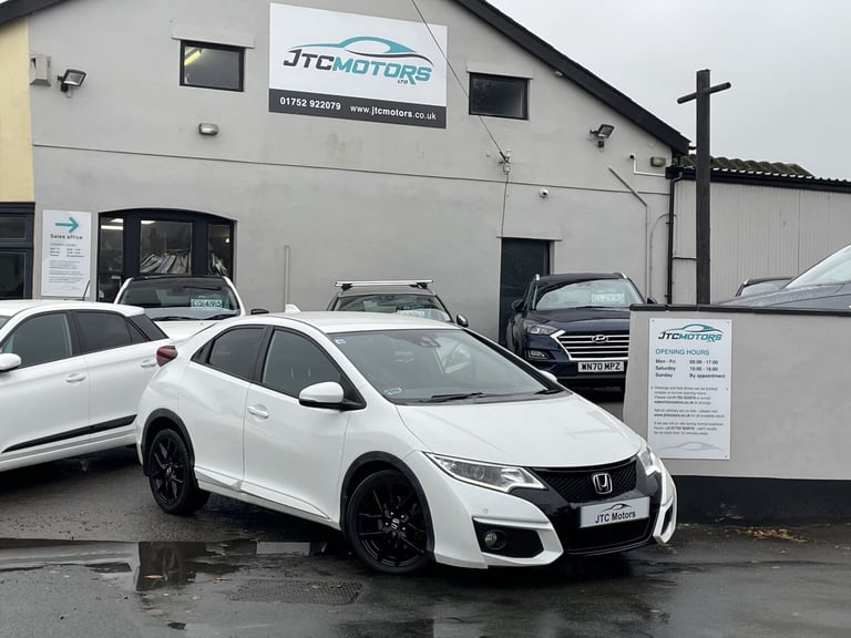 HONDA CIVIC 1.6 i-DTEC Sport 5dr Man, diesel, white + Â