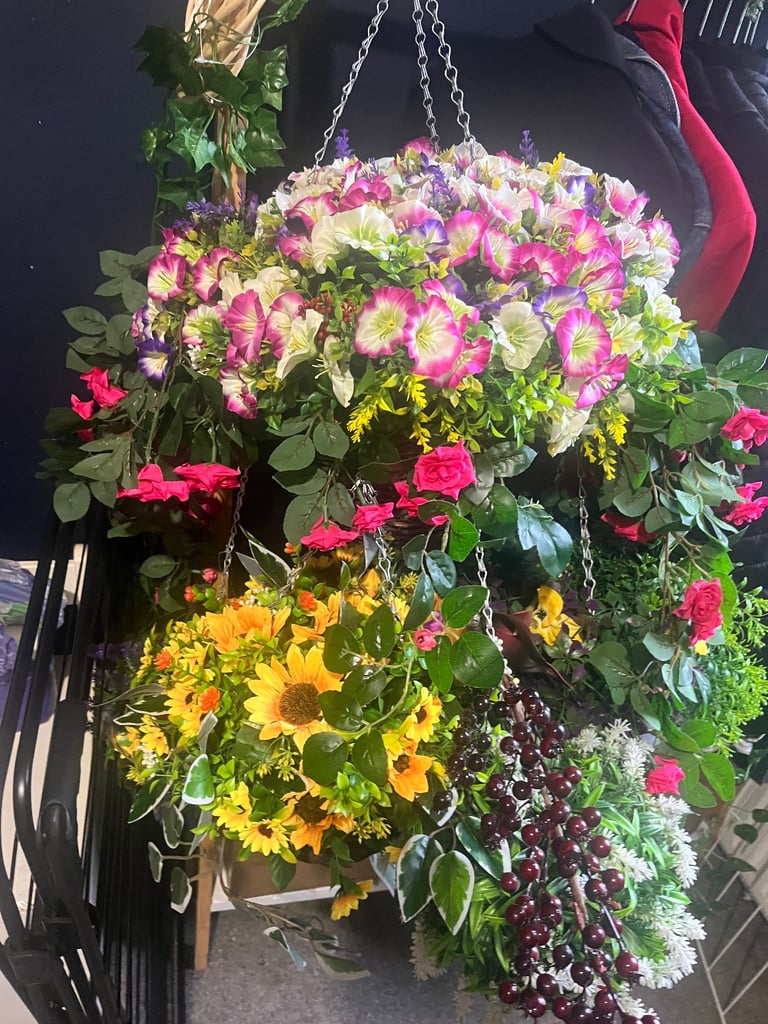 artificial flowers bundle 