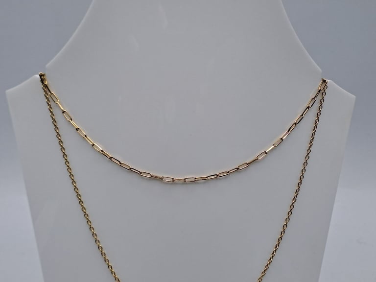 Pre-Owned Gold Plated Fancy Layered Necklace