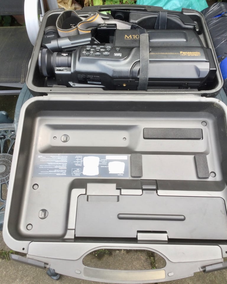 M10 VHS Vintage Panasonic Camcorder and Case