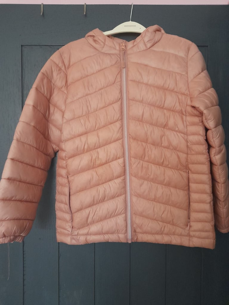 image for Girls marks and spencer padded jacket with hood