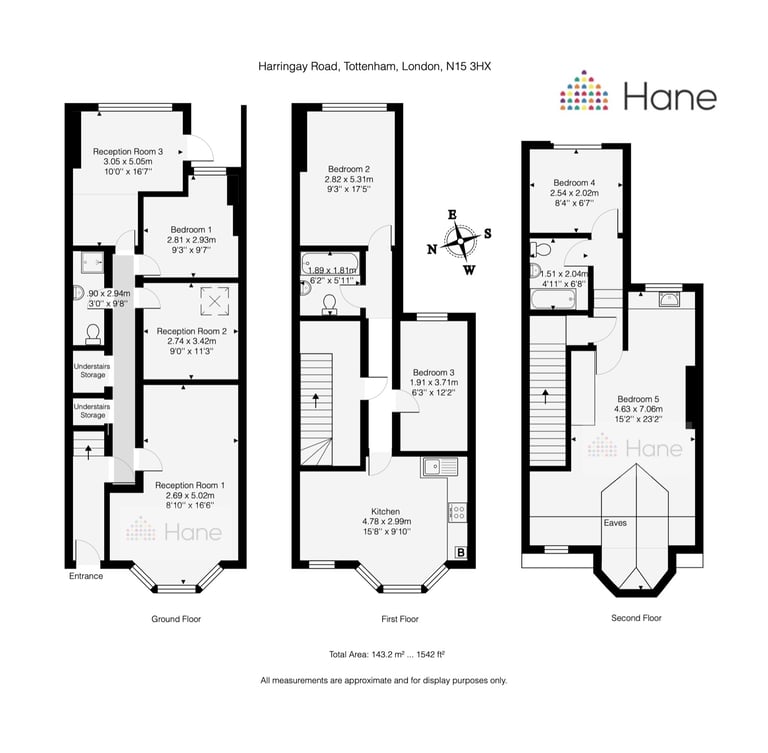 Chain Free! Hane Estate Agents offer a 5 bedroom, 3 reception room mid terrace house.