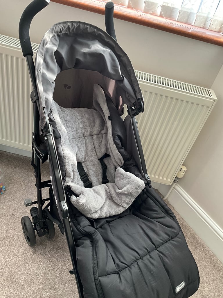 Joie Pushchair Stroller + IvyWind Footmuff