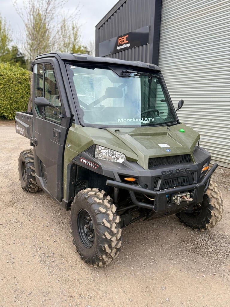 2018 ( 68 ) Polaris Ranger 1000 Diesel fully enclosed cab