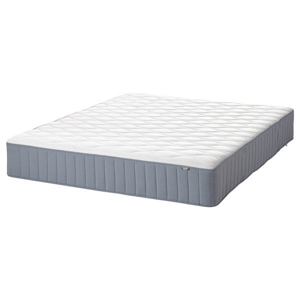 Super King Pocket Spring Mattress VÅGSTRANDA, medium firm/light blue