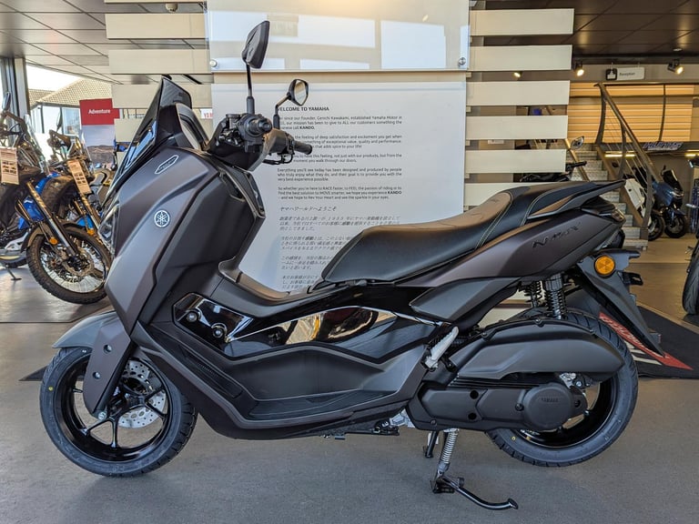New (2025 MY) Yamaha NMAX Tech Max 125. Dark Magma. £3,900 (NO ADMIN FEES!)