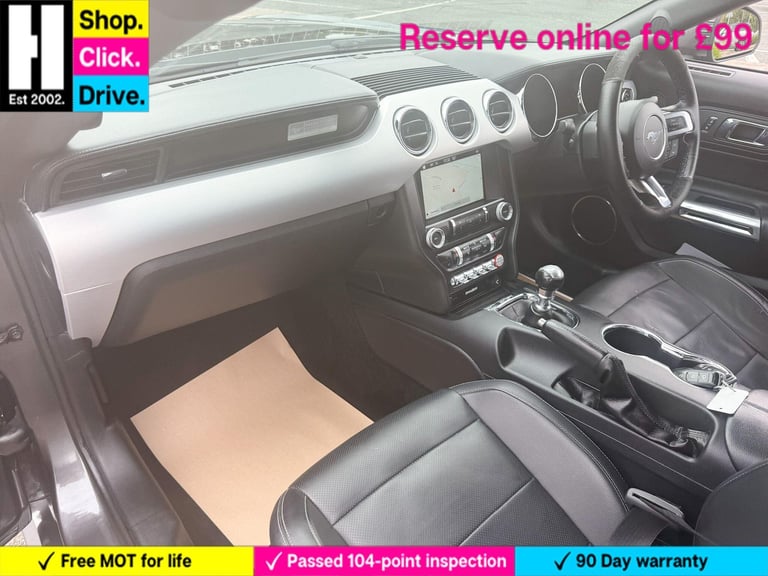 2017 Ford Mustang 2.3T EcoBoost Fastback 2dr Petrol Manual Euro 6 (317 ps) COUPE Petrol Manual