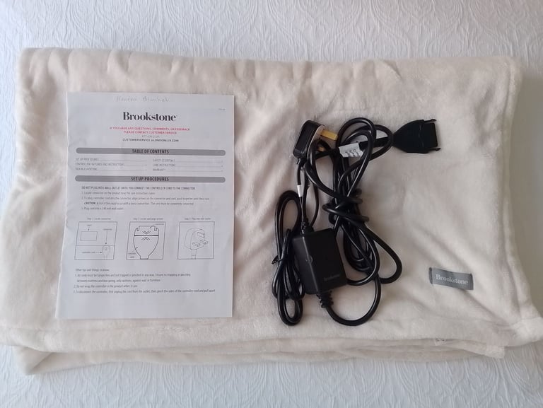 image for BROOKSTONE HEATED THROW
