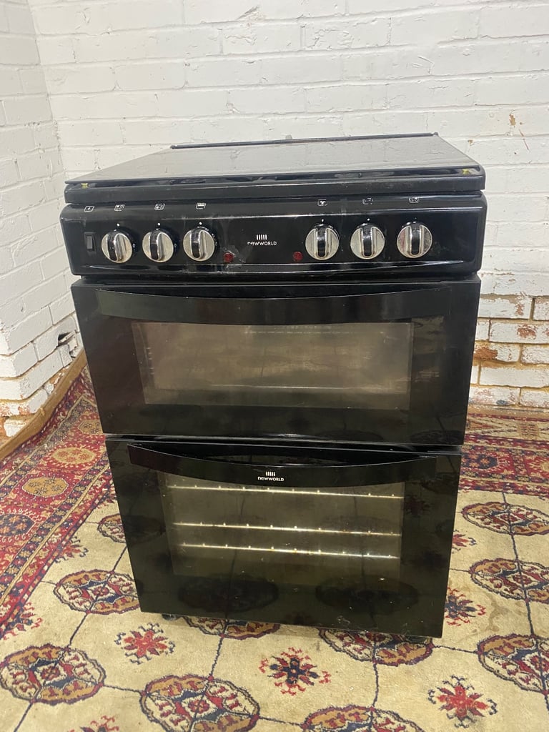 New World Black 60CM Gas Cooker With Oven/Grill For Sale