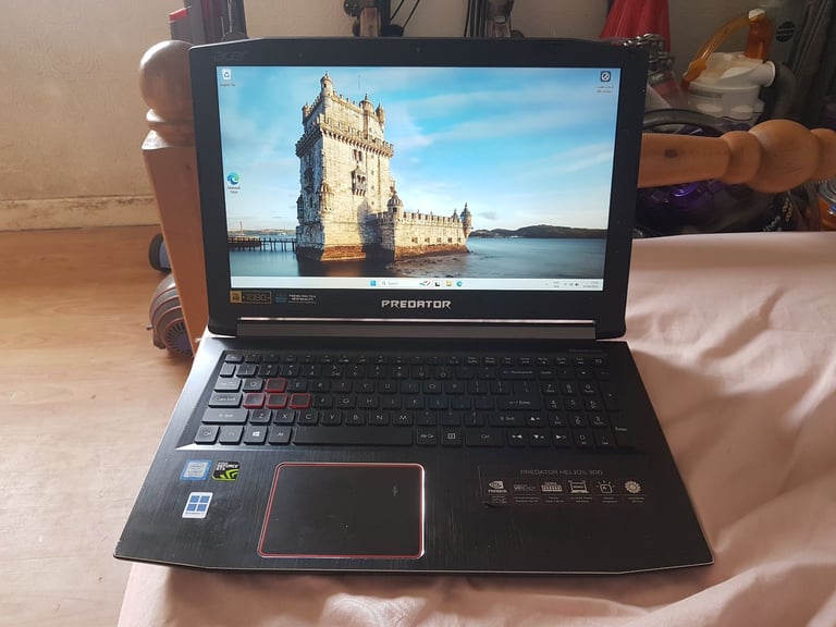 laptop 8th gen acer predator helios 300 ph315-51 windows 11 processor intel core i7-