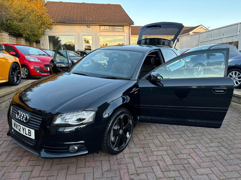  Audi A3 2.0 TFSI Black Edition S Tronic quattro Euro 5 3dr Petrol Automatic