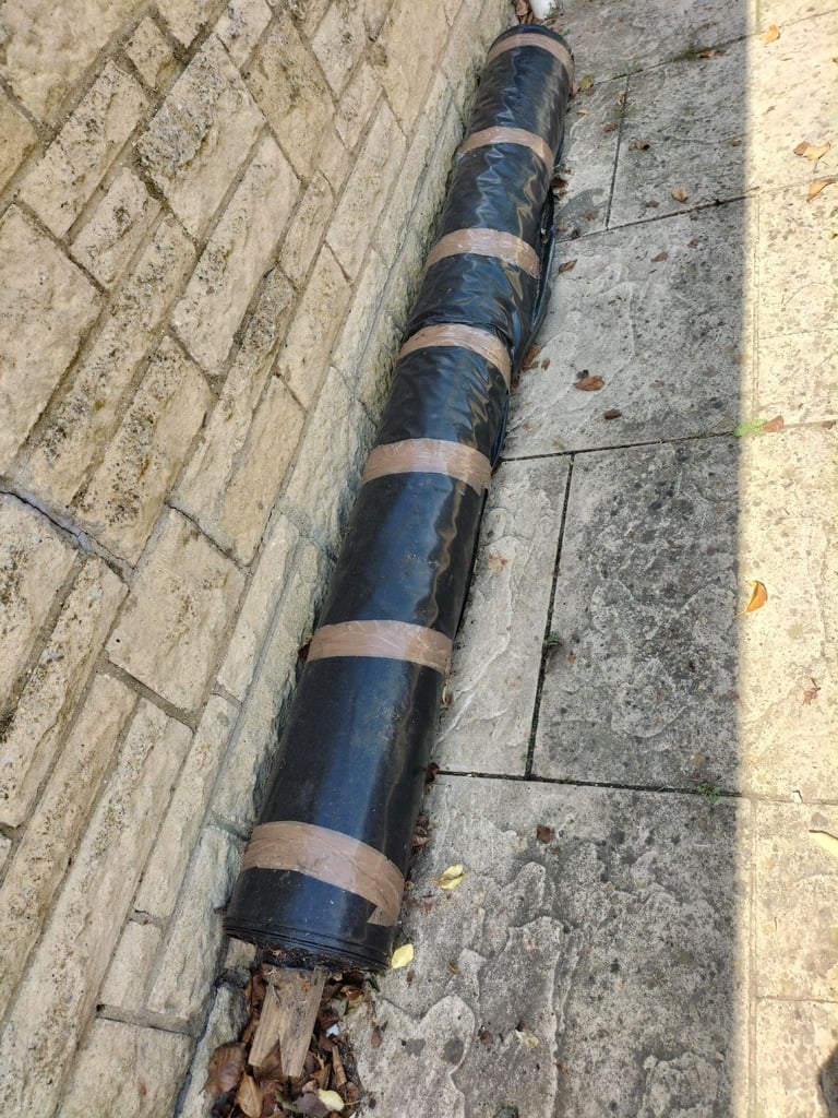 image for Black polythene sheeting heavy duty 