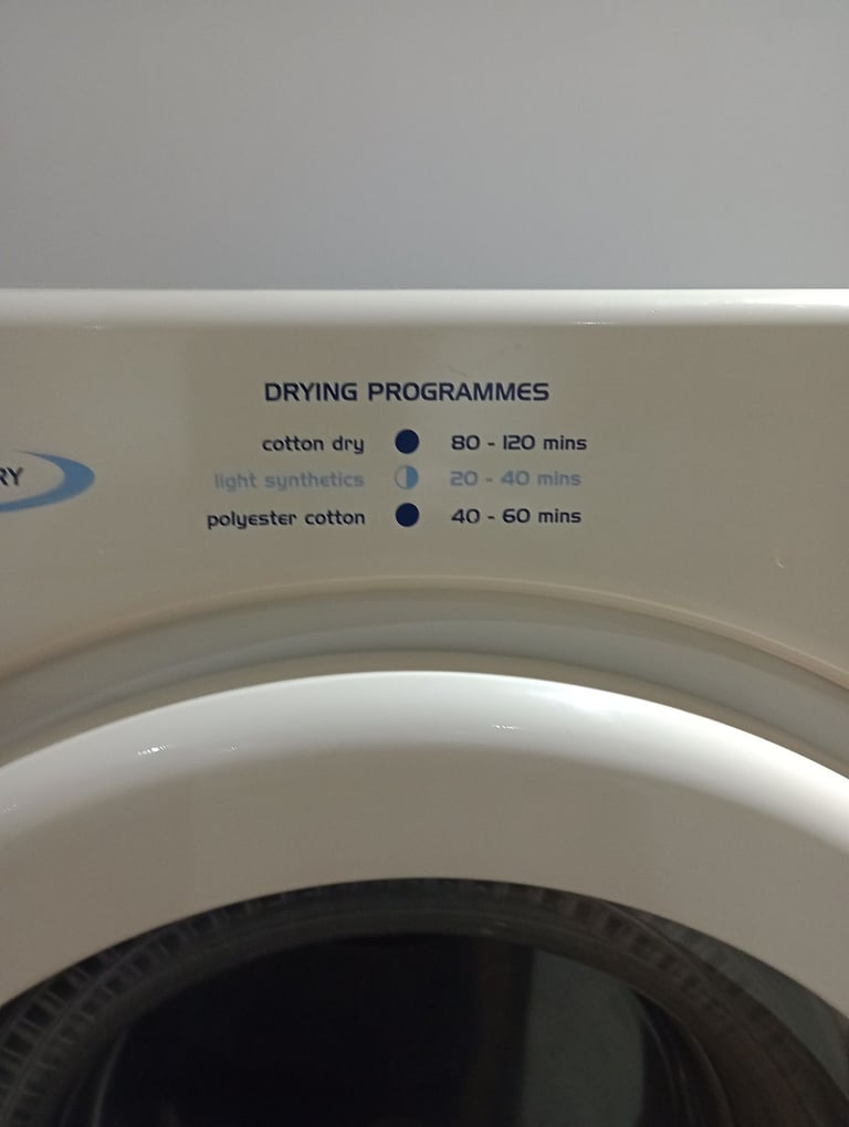 White Knight 3kg compact dual heat tumble dryer 