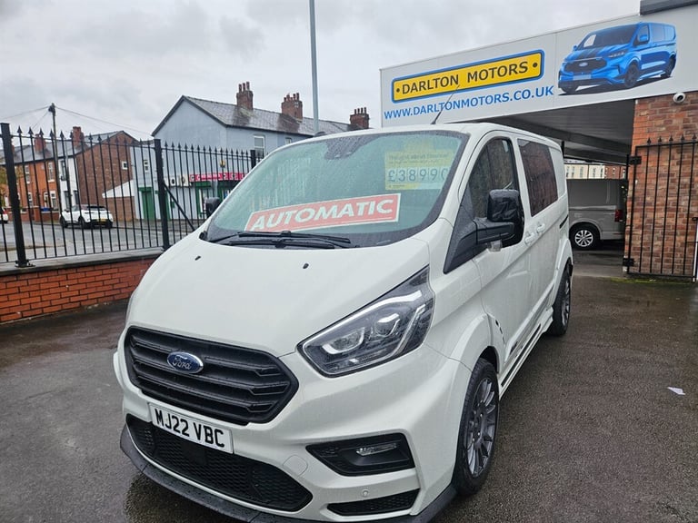 2022 Ford Transit Custom Ms-rt  M sport 185bhp Auto Crewcab (No vatt) 44000 miles Crew Van Diesel...