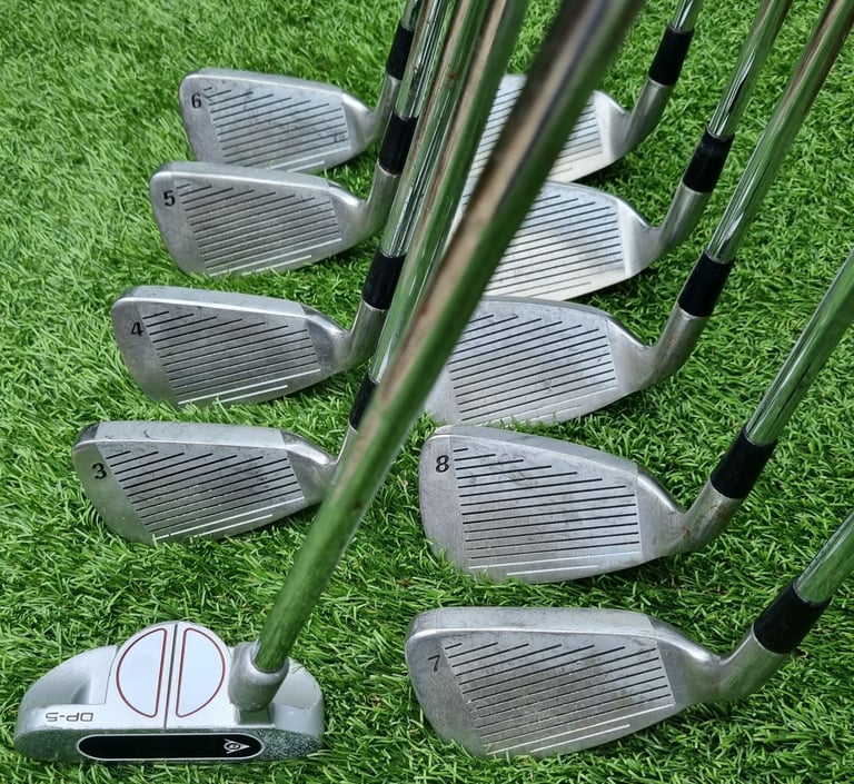 Taylor Made, Nike, Benross, Ben Sayers, Royal 3-SW, Dunlop putter, NIKE stand-bag & EXTRA's